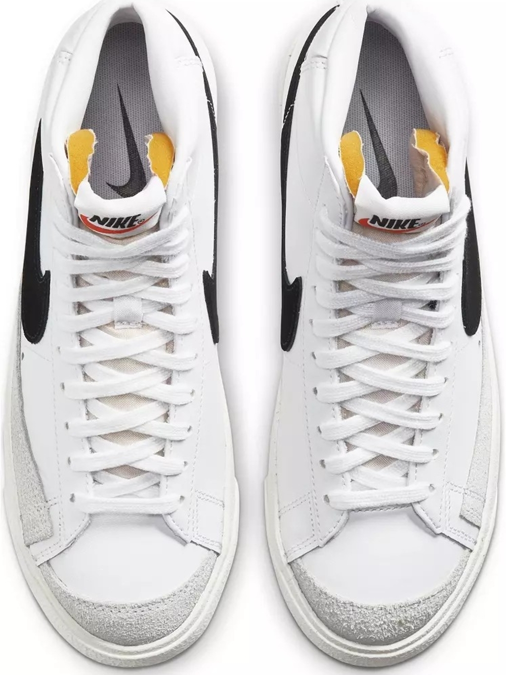 Nike White & Black High-Top Sneakers